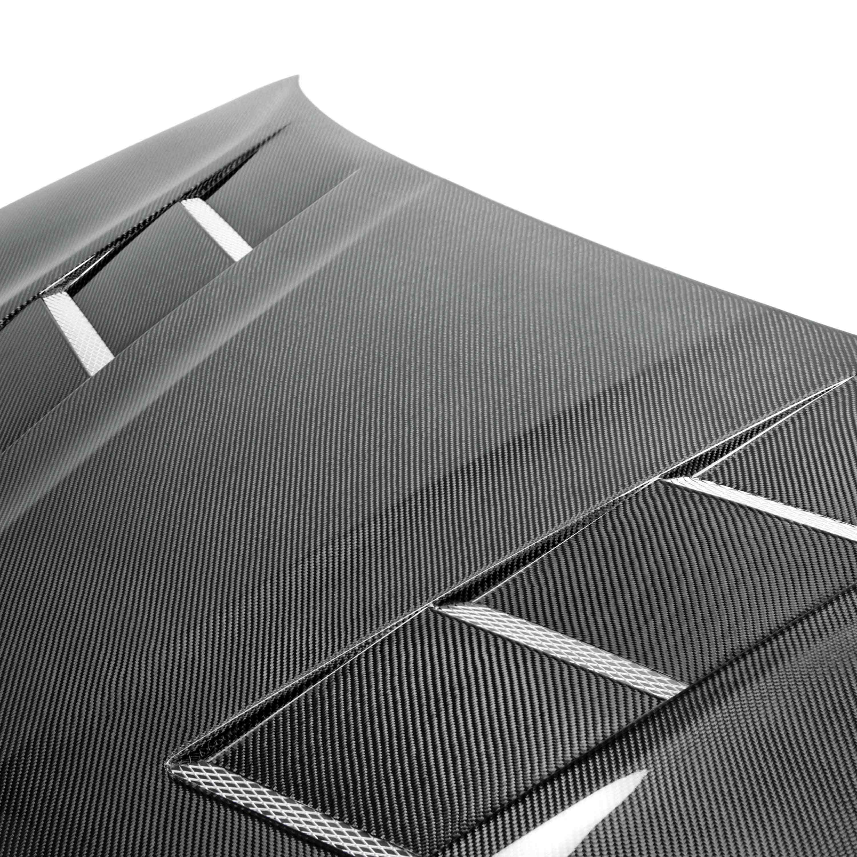Seibon TS-Style Carbon Fiber Hood - 2013-2016 Hyundai Genesis 2DR