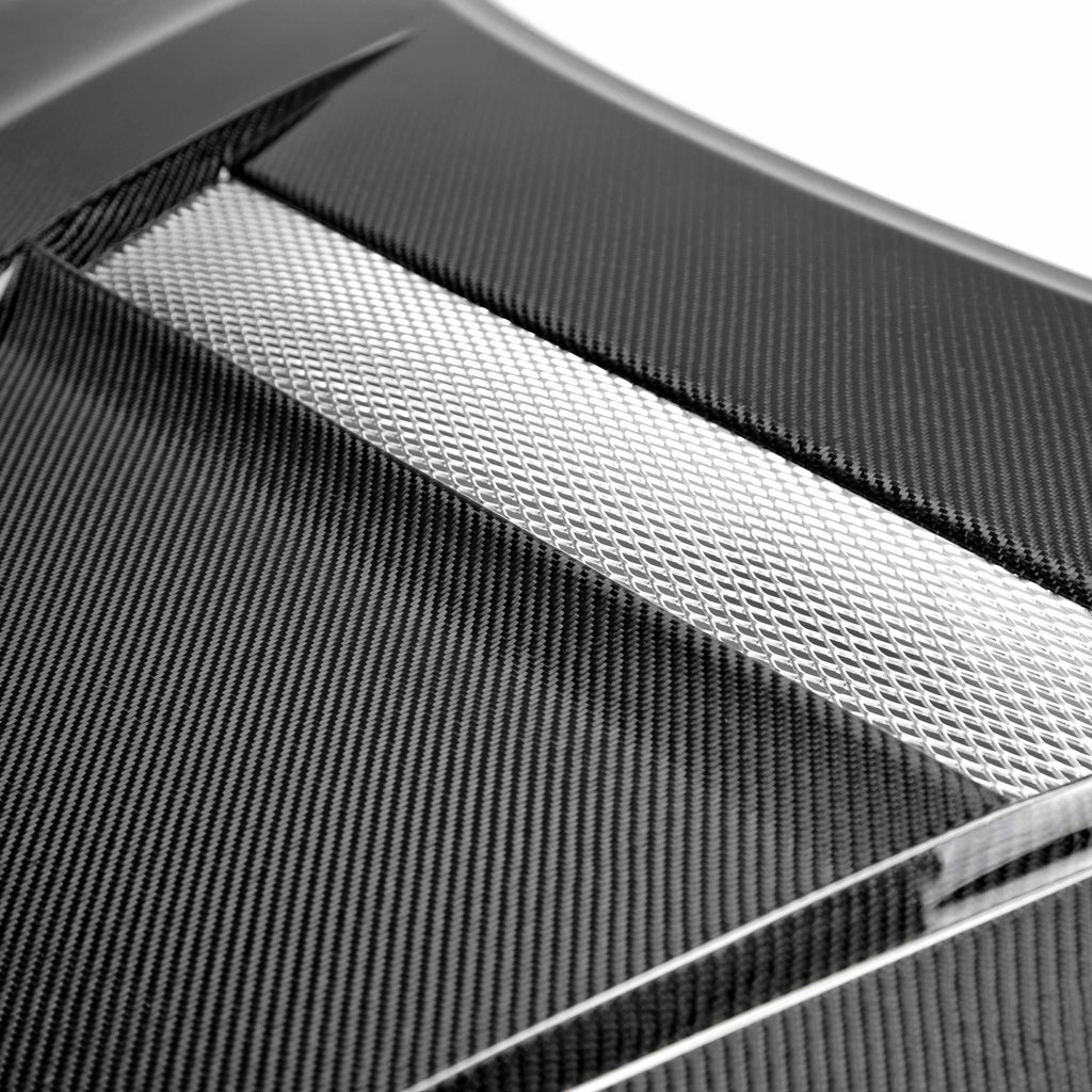 Seibon VSII-Style Carbon Fiber Hood - 2014-2015 Honda Civic 2DR
