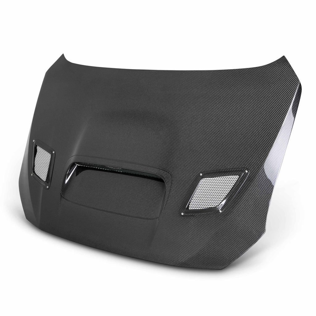 Seibon CS-Style Carbon Fiber Hood - 2015-2021 Subaru WRX/STI