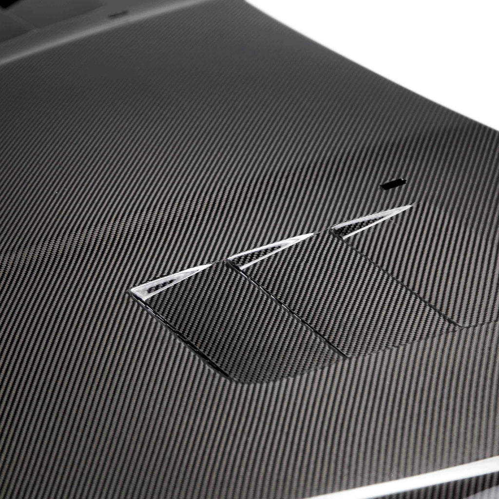 Seibon TS-Style Carbon Fiber Hood - 2015-2018 Ford Focus