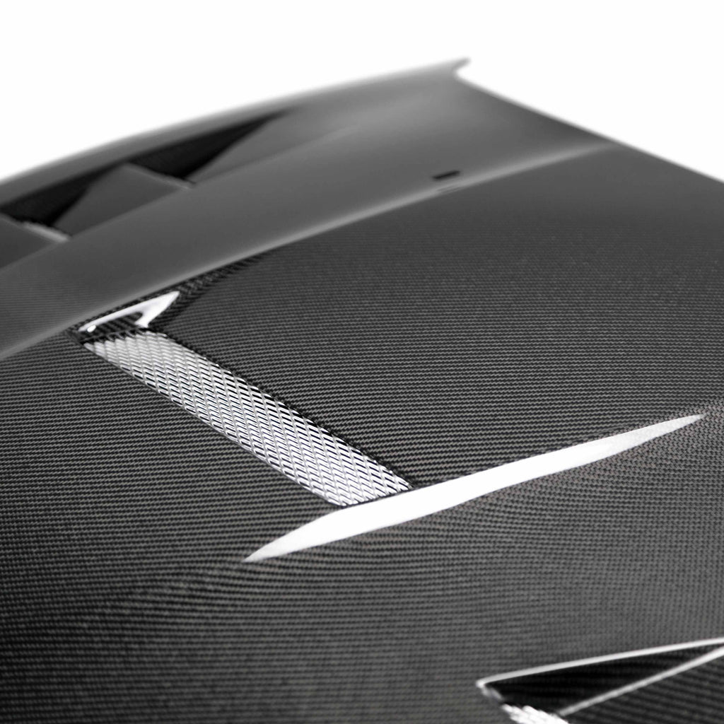 Seibon TV-Style Carbon Fiber Hood - 2015-2018 Ford Focus