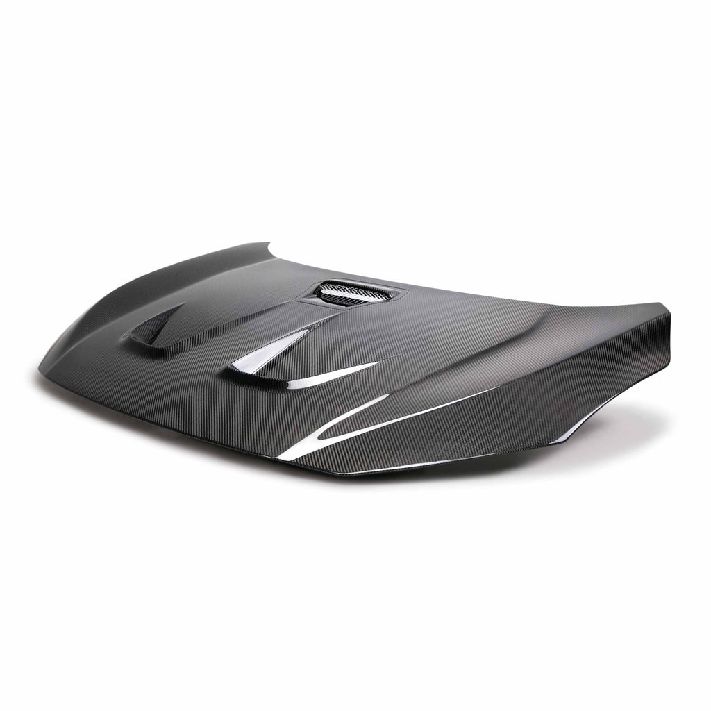 Seibon MR-Style Carbon Fiber Hood - 2016-2021 Honda Civic 2DR/4DR