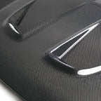 Seibon MR-Style Carbon Fiber Hood - 2016-2021 Honda Civic 2DR/4DR