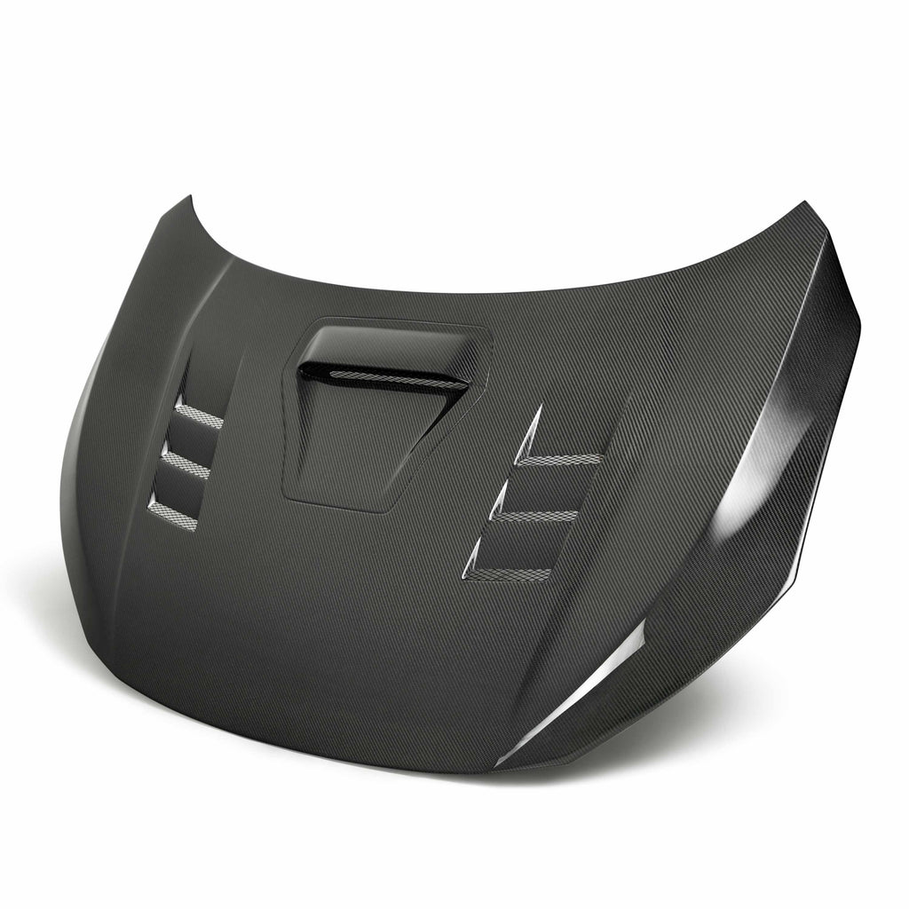 Seibon TS-Style Carbon Fiber Hood - 2017-2021 Honda Civic Type R