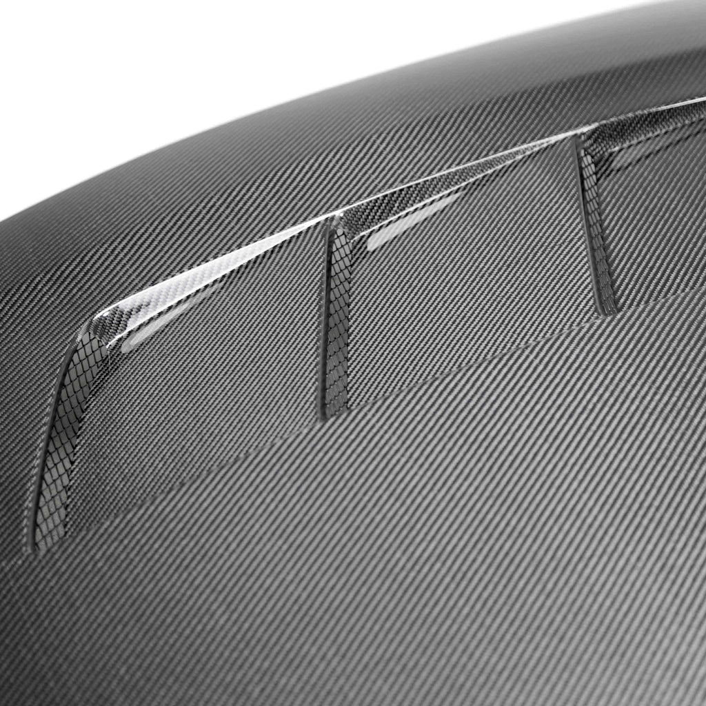 Seibon TS-Style Carbon Fiber Hood - 2018-2023 Kia Stinger