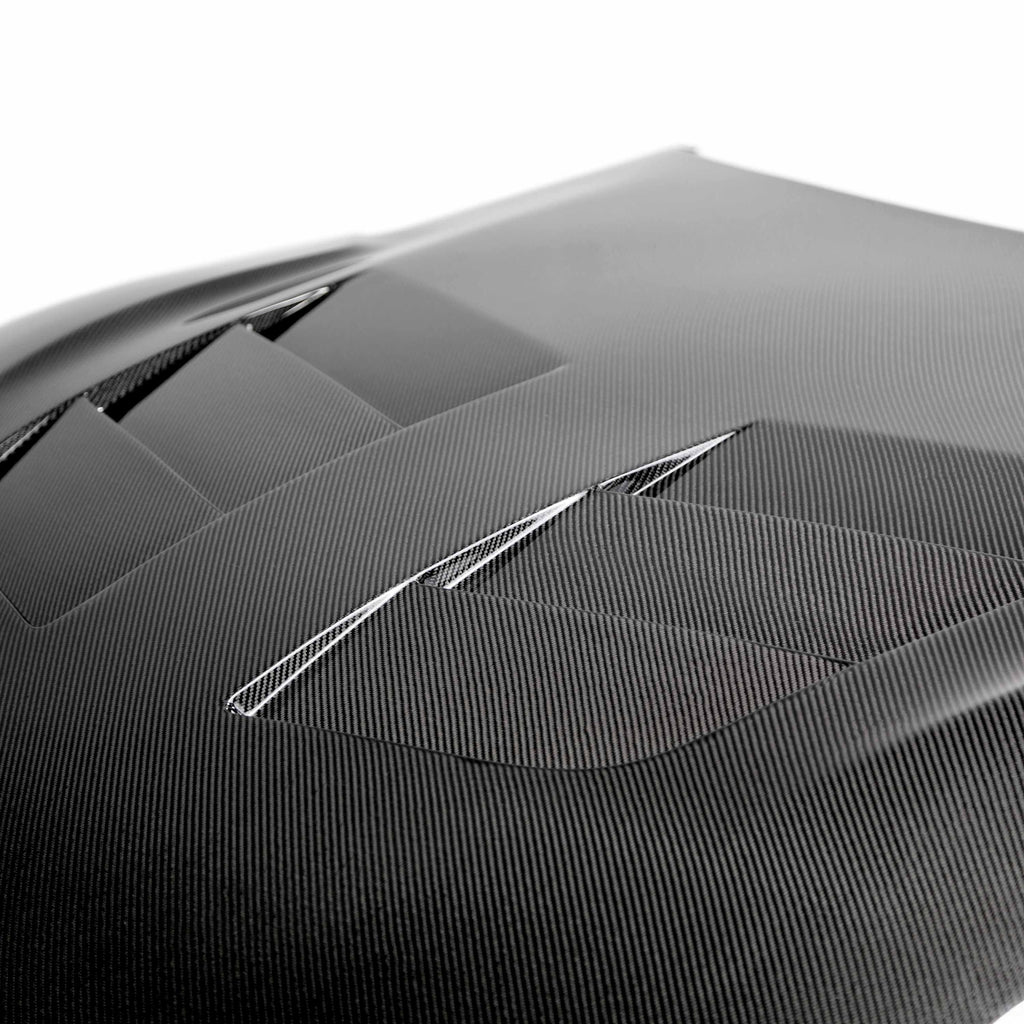 Seibon TSII-Style Double Sided Carbon Fiber Hood - 2020-2024 Toyota GR Supra