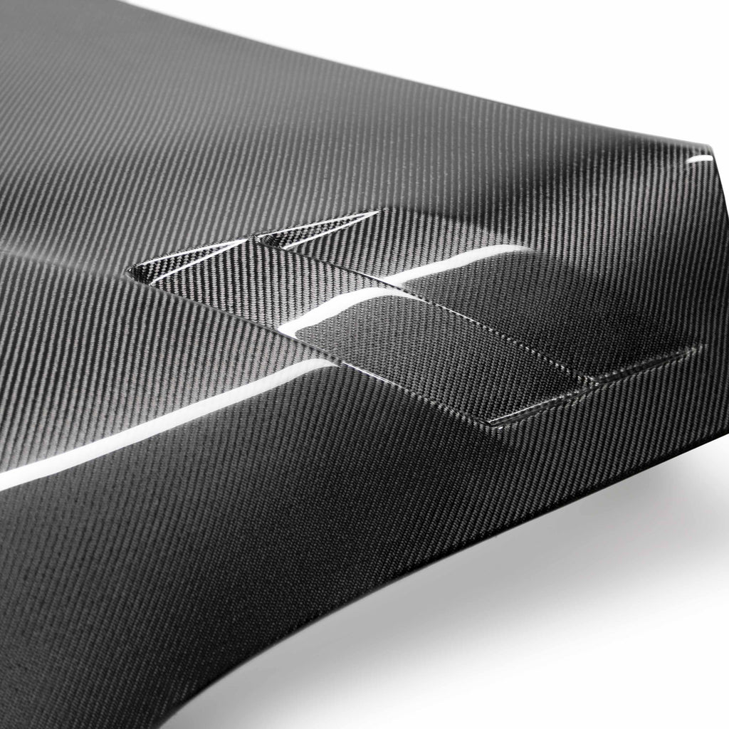 Seibon TSII-Style Double Sided Carbon Fiber Hood - 2020-2024 Toyota GR Supra