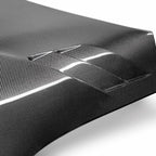 Seibon TSII-Style Double Sided Carbon Fiber Hood - 2020-2024 Toyota GR Supra