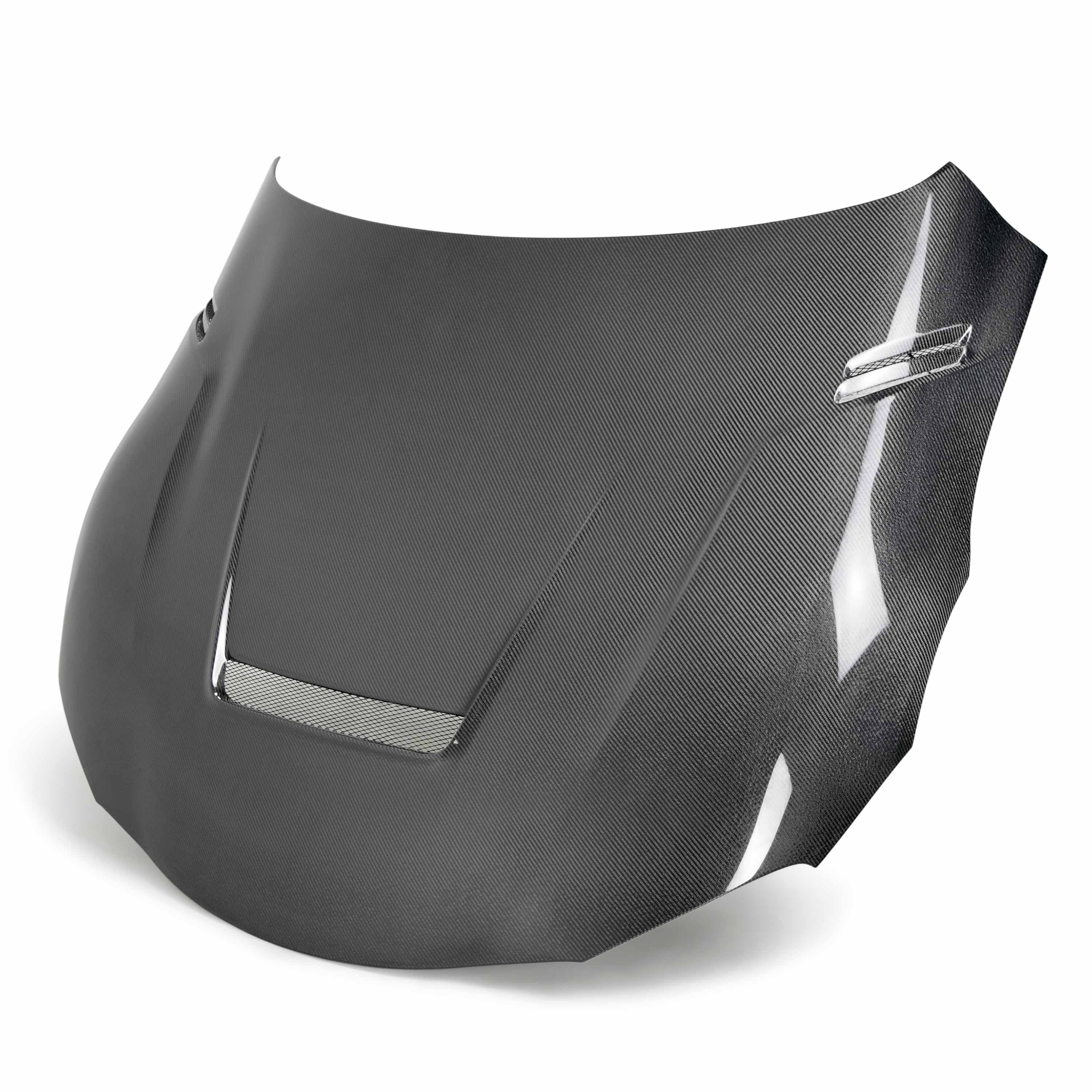 Seibon VS-Style Double Sided Carbon Fiber Hood - 2020-2024 Toyota GR Supra