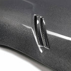 Seibon VS-Style Double Sided Carbon Fiber Hood - 2020-2024 Toyota GR Supra