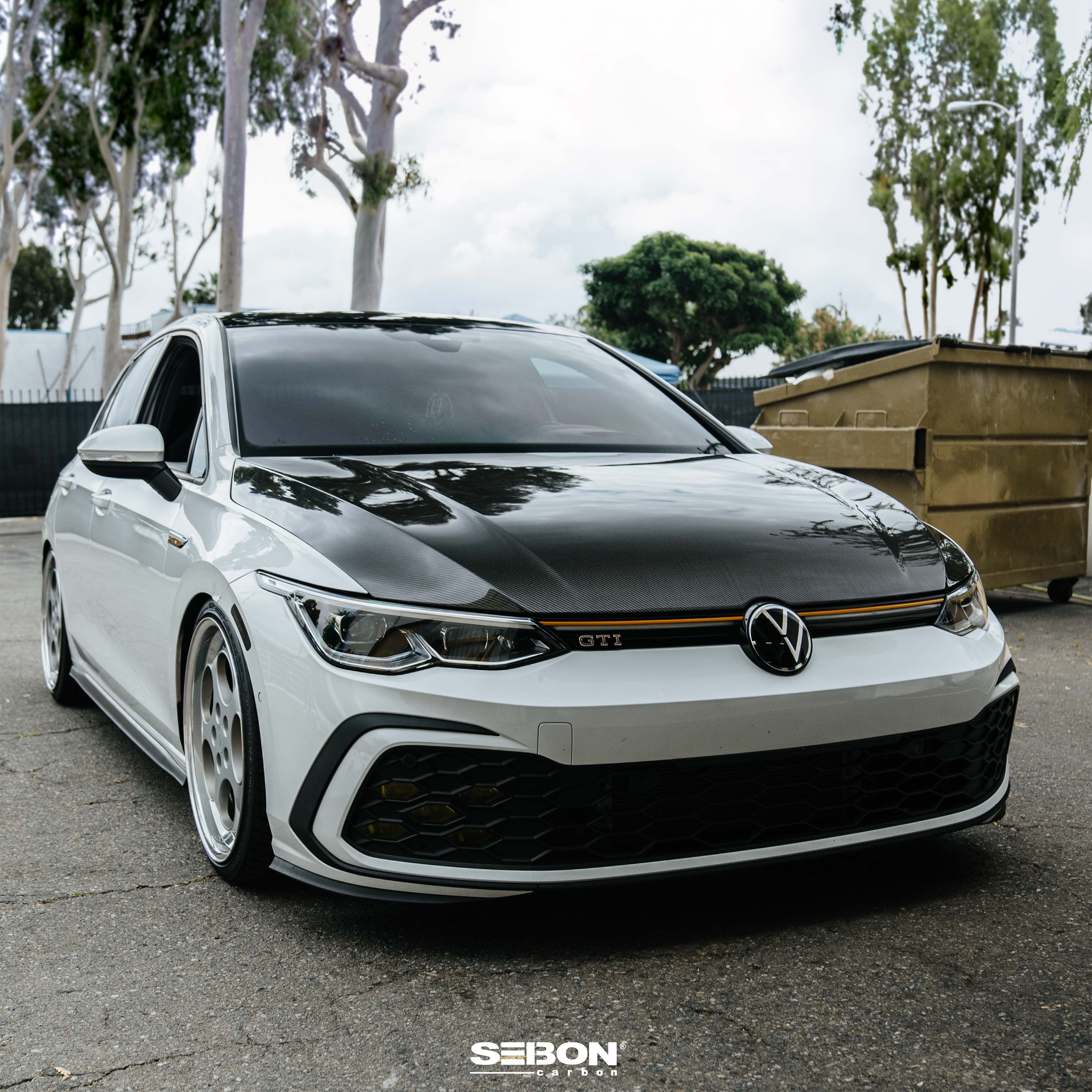Seibon OEM-Style Carbon Fiber Hood - 2022+ Volkswagen Golf MK8