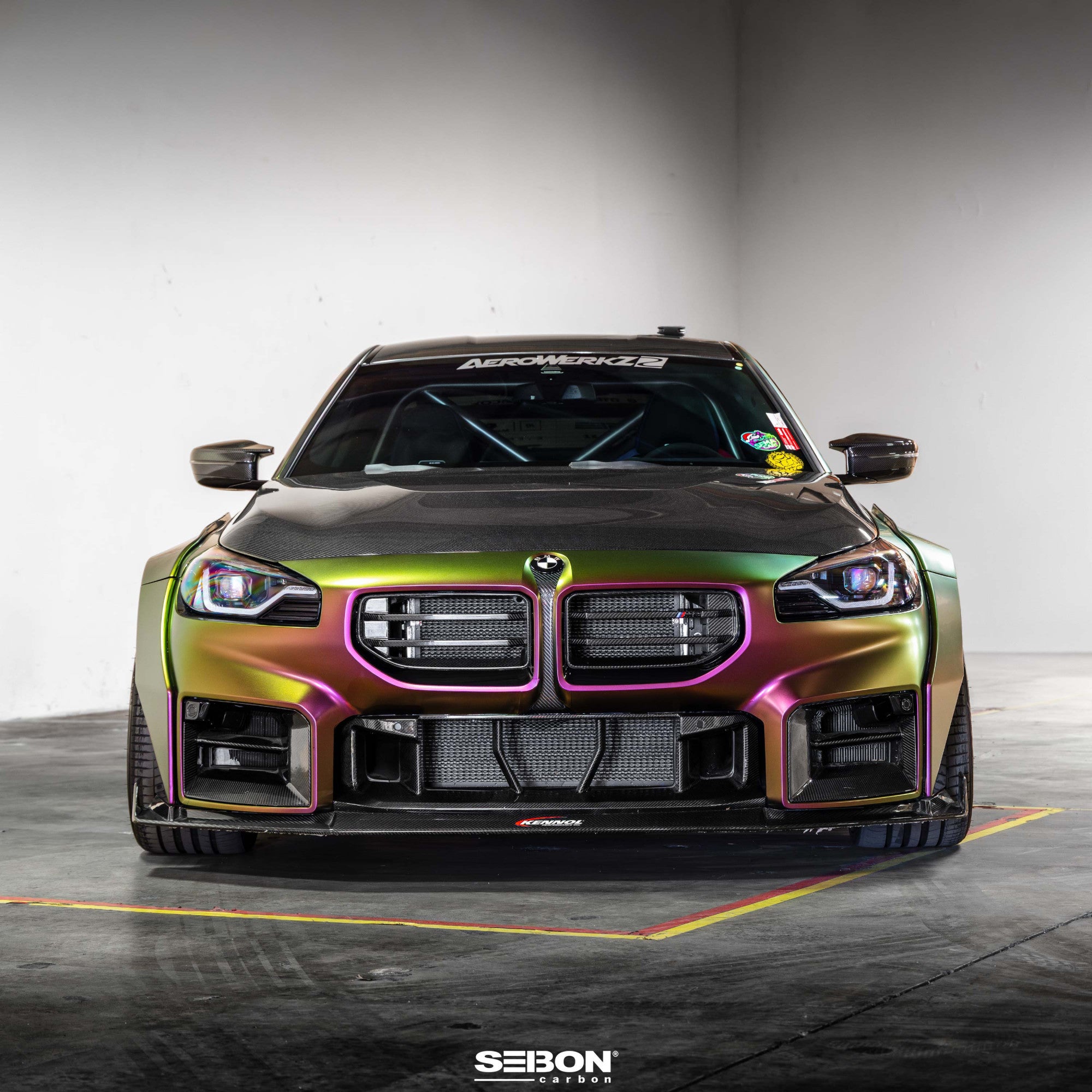 Seibon Carbon OEM-Style Double-Sided Carbon Fiber Hood for 2022-2026 BMW G42 2 Series Coupe / G87 M2