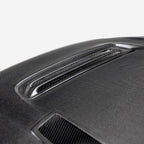 Seibon GT-Style Double Sided Carbon Fiber Hood - 2023-2025 Honda Civic Type R