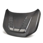 Seibon TV-Style Double Sided Carbon Fiber Hood - 2023-2024 Honda Civic Type R
