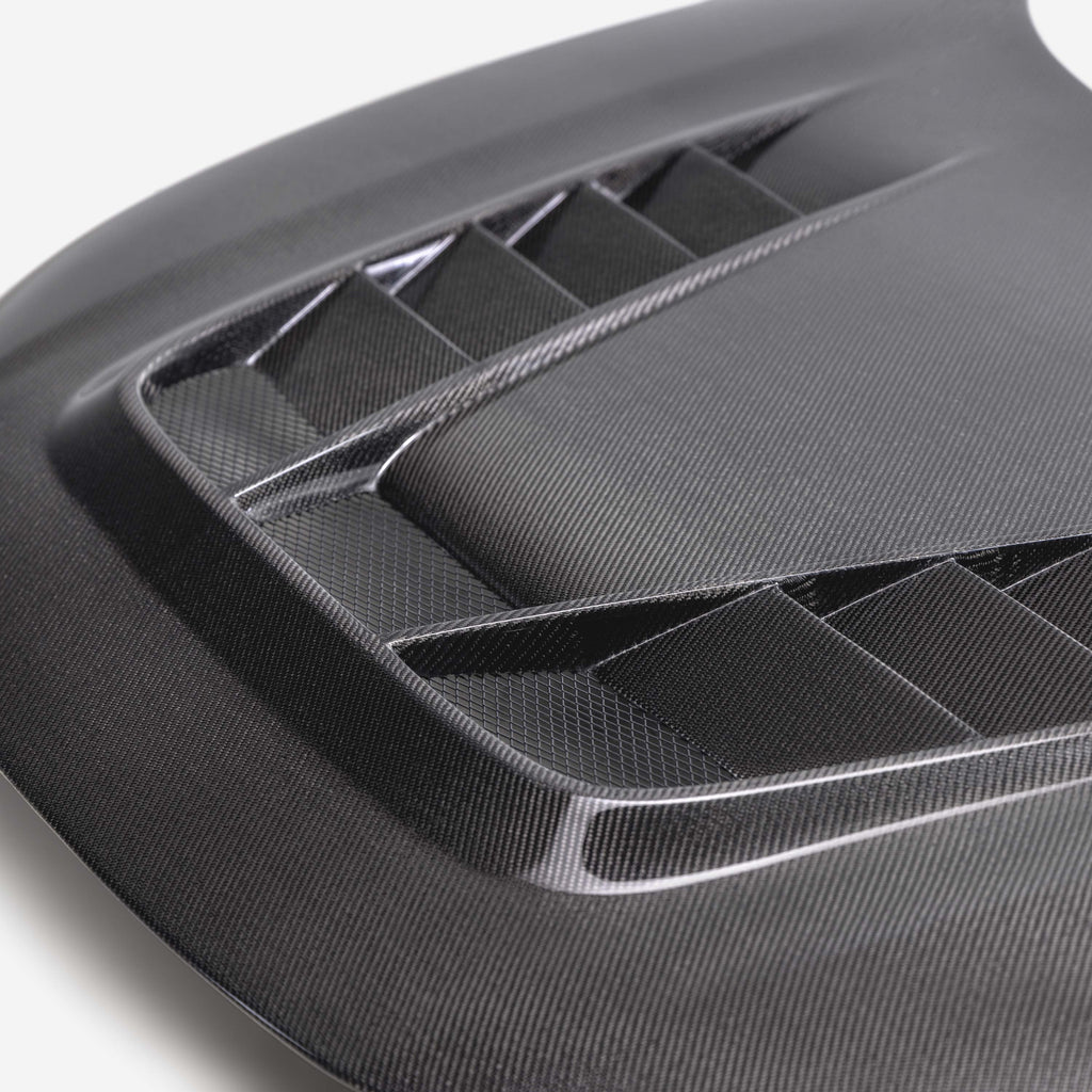 Seibon TV-Style Double Sided Carbon Fiber Hood - 2023-2024 Honda Civic Type R