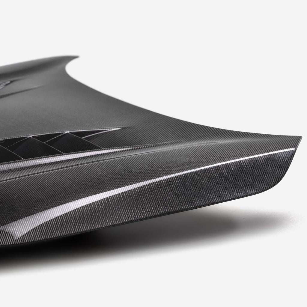 Seibon TV-Style Double Sided Carbon Fiber Hood - 2023-2024 Honda Civic Type R