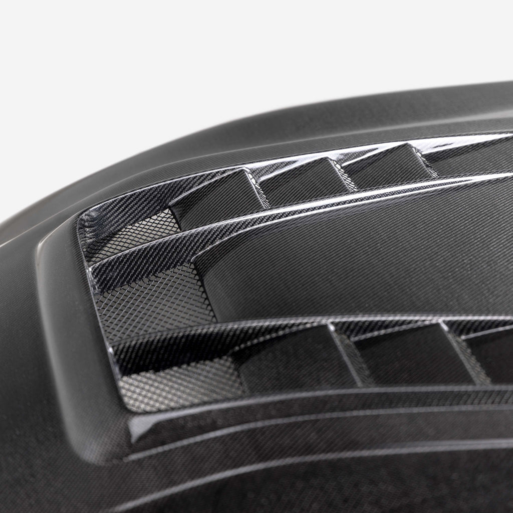 Seibon TV-Style Double-Sided Carbon Fiber Hood - 2023-2026 Toyota GR Corolla