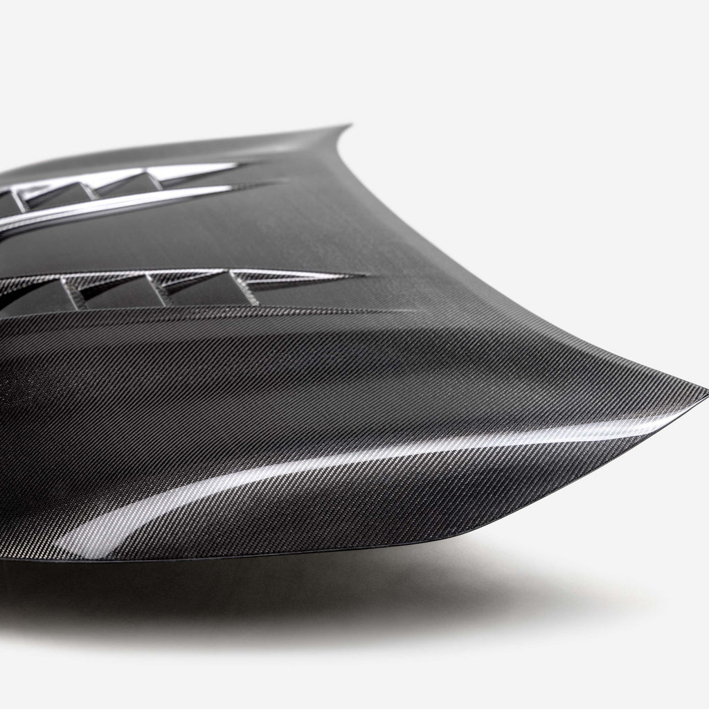 Seibon TV-Style Double-Sided Carbon Fiber Hood - 2023-2026 Toyota GR Corolla
