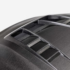 Seibon TV-Style Double-Sided Carbon Fiber Hood - 2023-2026 Toyota GR Corolla