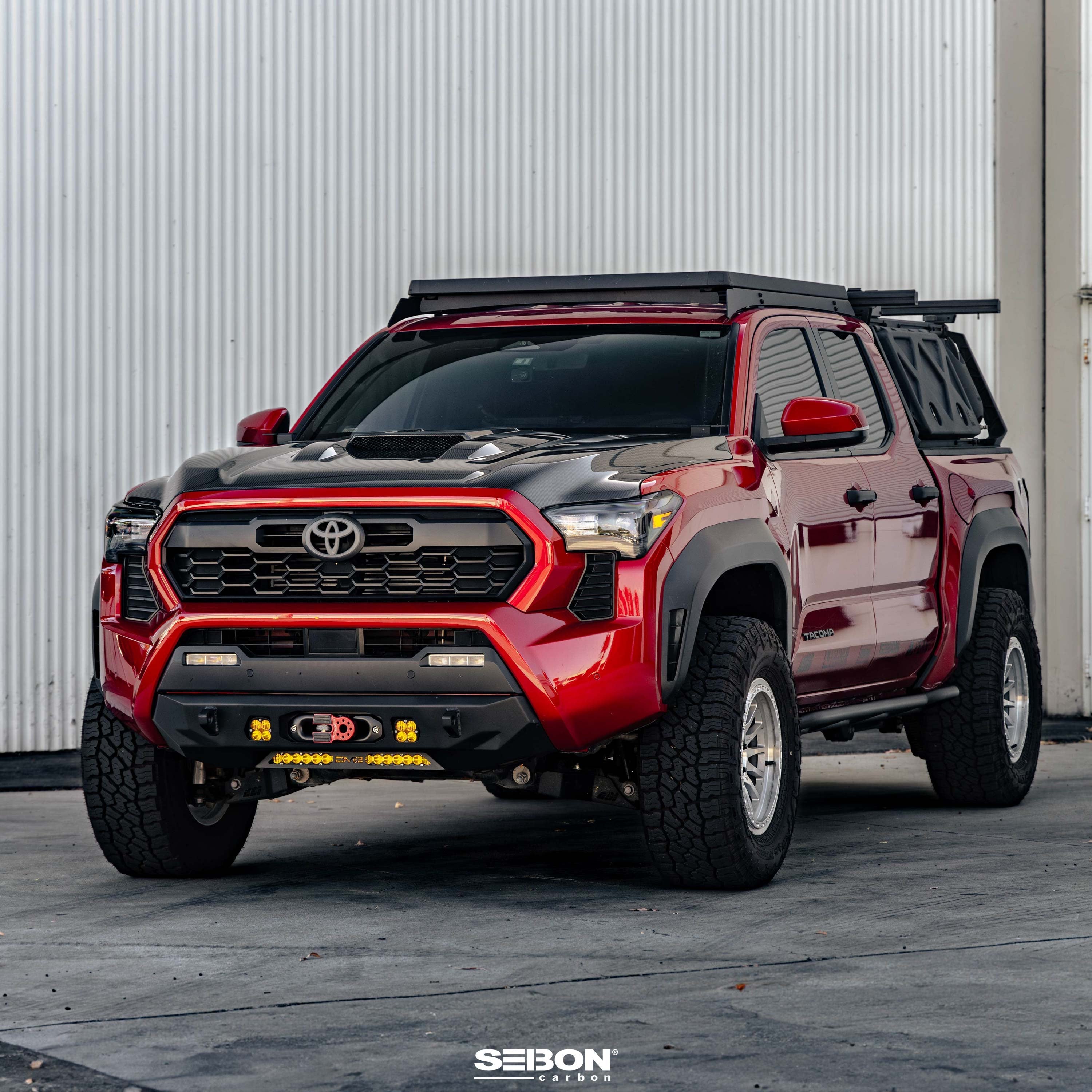 Seibon TR-Style Carbon Fiber Hood - 2024 Toyota Tacoma
