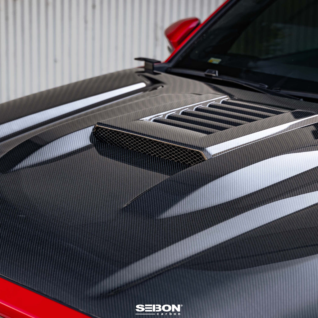 Seibon TR-Style Carbon Fiber Hood - 2024 Toyota Tacoma