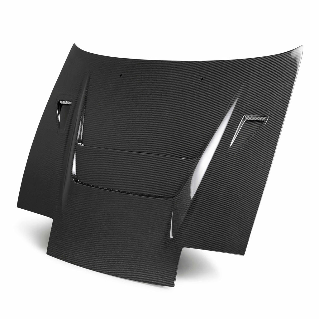 Seibon DVII-Style Carbon Fiber Hood - 1989-1994 Nissan 240SX