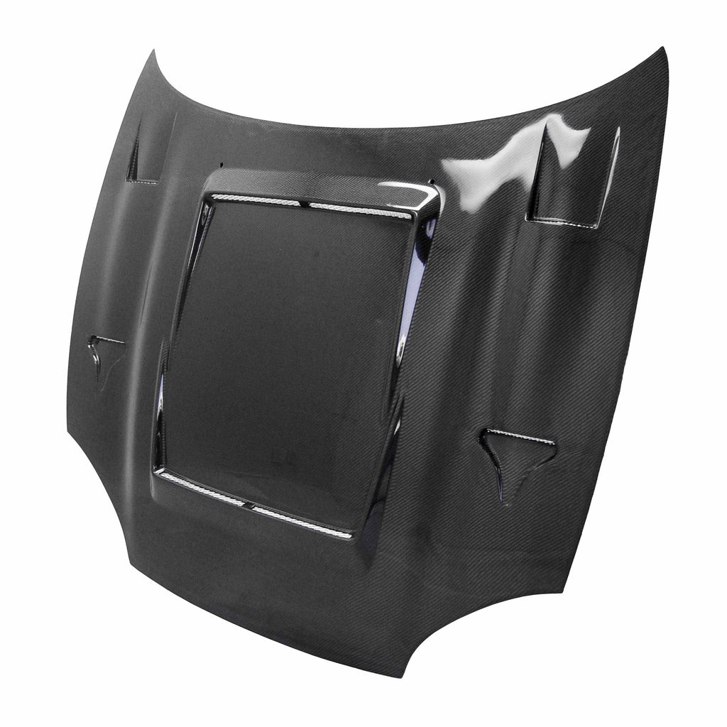 Seibon DVII-Style Carbon Fiber Hood - 1994-1999 Mitsubishi 3000GT