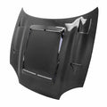 Seibon DVII-Style Carbon Fiber Hood - 1994-1999 Mitsubishi 3000GT