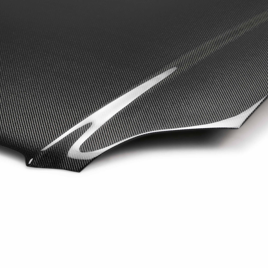 Seibon OEM-Style Carbon Fiber Hood - 1996-1998 Honda Civic