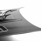 Seibon CW-Style Carbon Fiber Hood - 1998-2001 Subaru Impreza