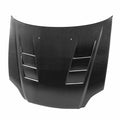 Seibon TS-Style Carbon Fiber Hood - 1999-2000 Honda Civic