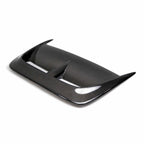 Seibon CW-Style Carbon Fiber Hood Scoop - 2004-2005 Subaru Impreza/WRX (Only Fits OEM Hoods)