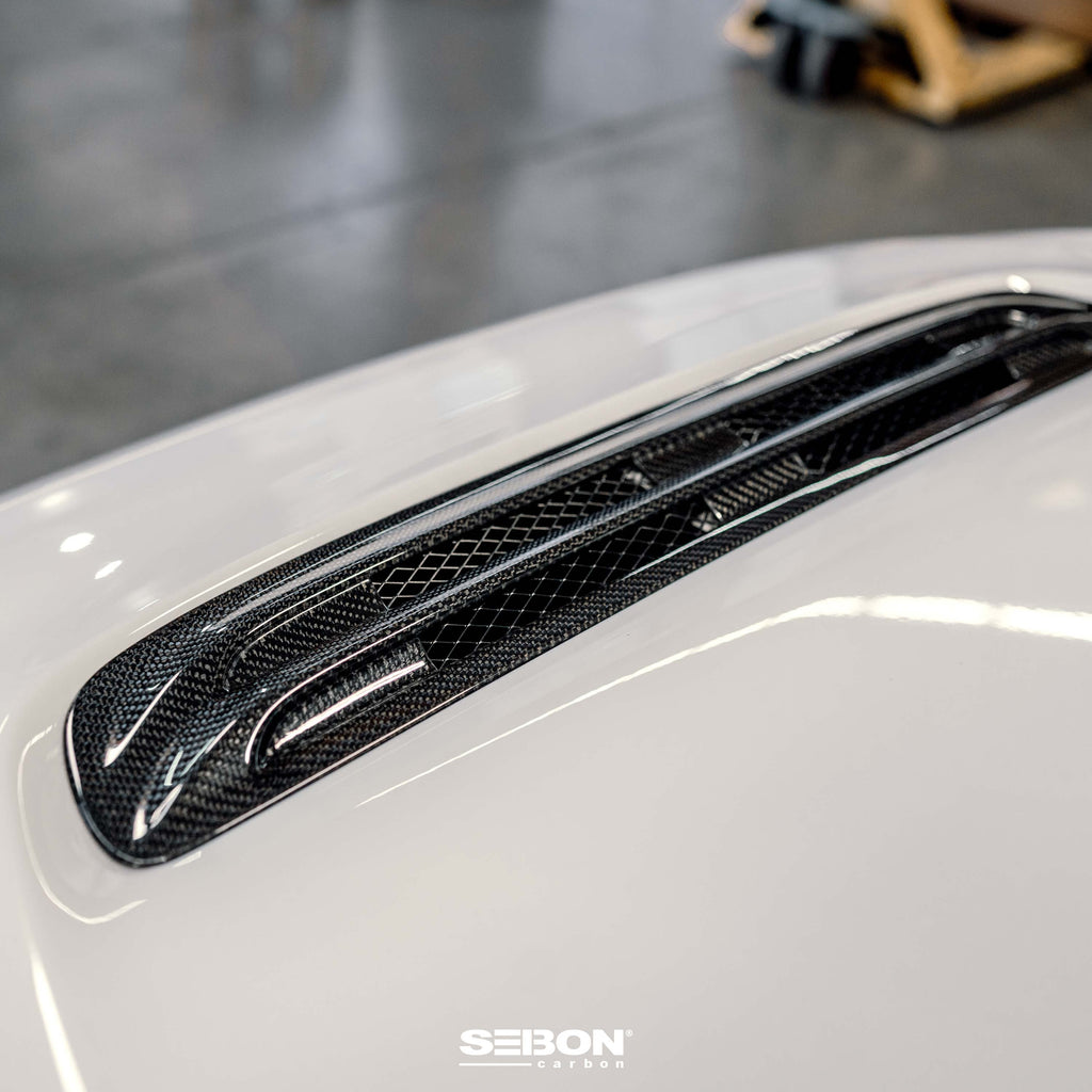 Seibon Carbon Fiber Hood Vent - 2023-2024 Honda Civic Type R