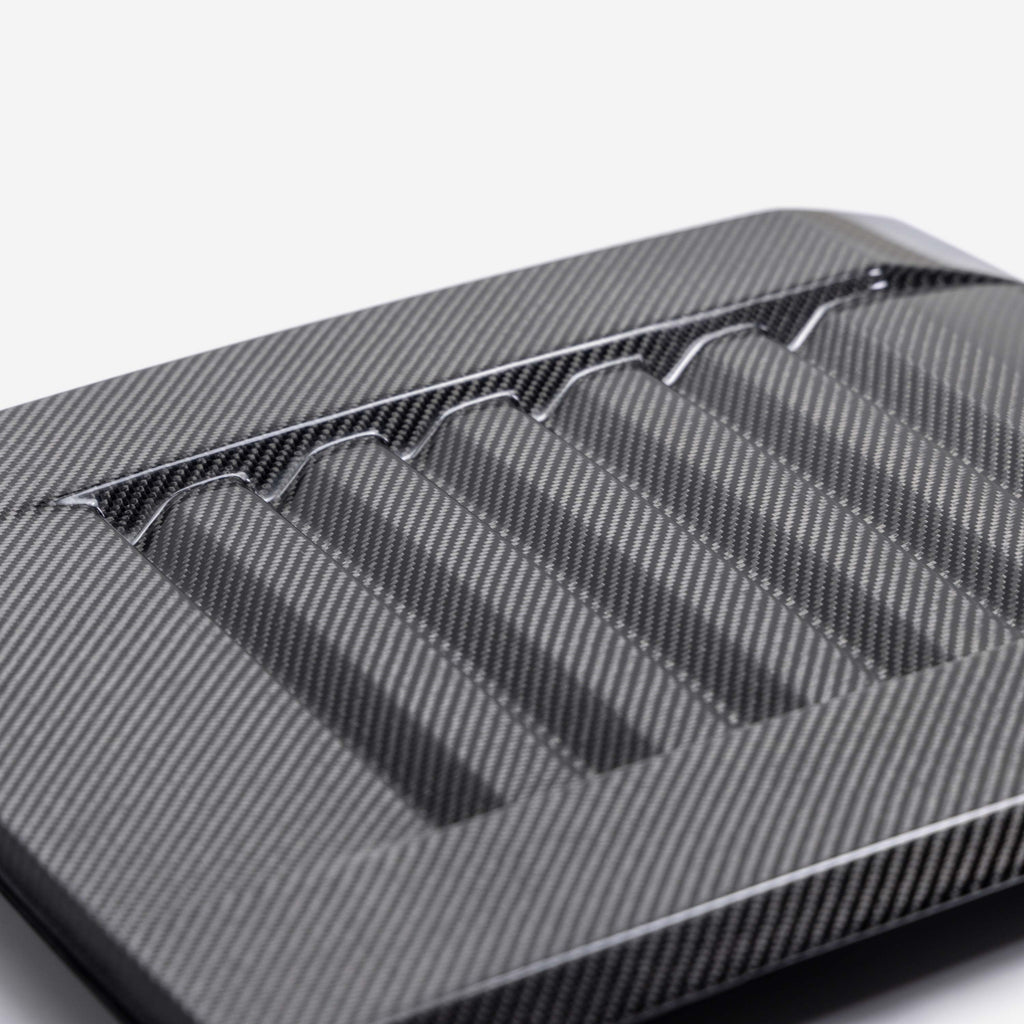 Seibon Pro-Style Carbon Fiber Hood Scoop - 2024-2026 Toyota Tacoma TRD Sport/TRD Pro