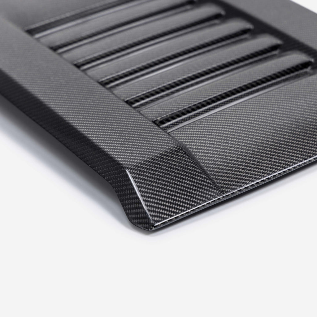 Seibon Pro-Style Carbon Fiber Hood Scoop - 2024-2026 Toyota Tacoma TRD Sport/TRD Pro
