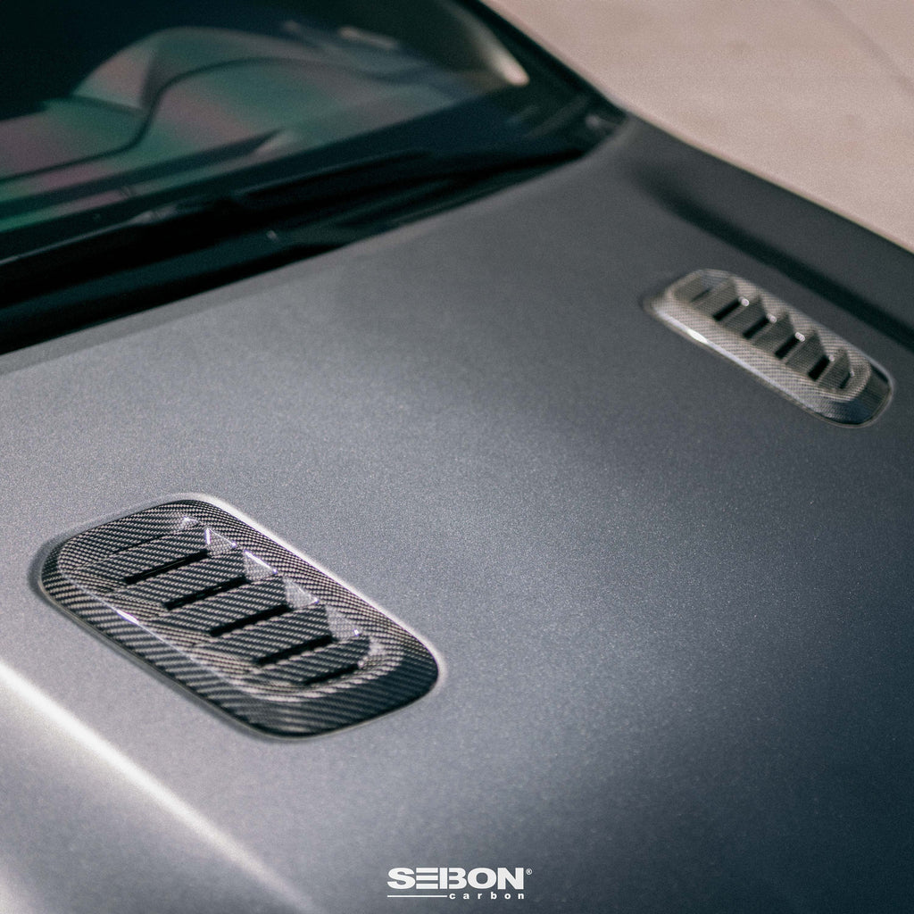 Seibon Dry Carbon Hood Vents - 2023-2024 Toyota GR Corolla