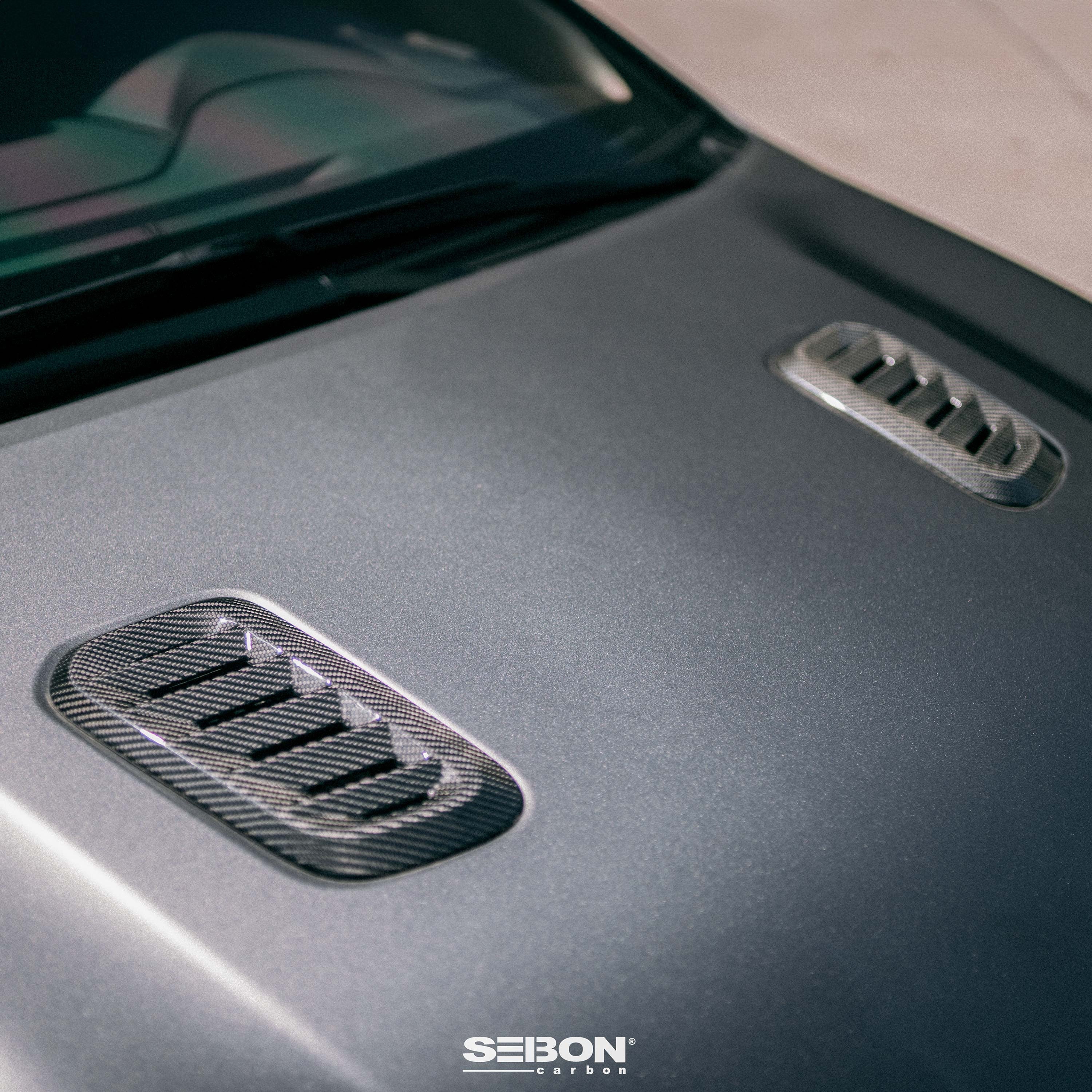 Seibon Dry Carbon Hood Vents - 2023-2024 Toyota GR Corolla