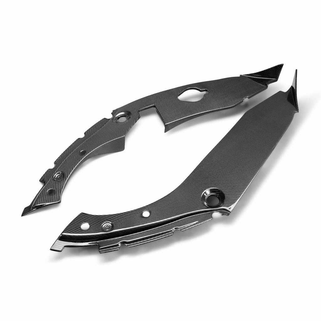 Seibon Carbon Fiber Under Hood Inner Wing Trim - 2017-2021 Honda Civic Type R