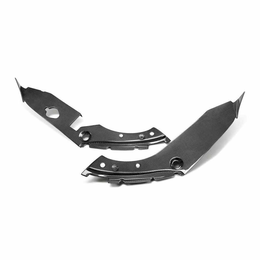 Seibon Carbon Fiber Under Hood Inner Wing Trim - 2017-2021 Honda Civic Type R