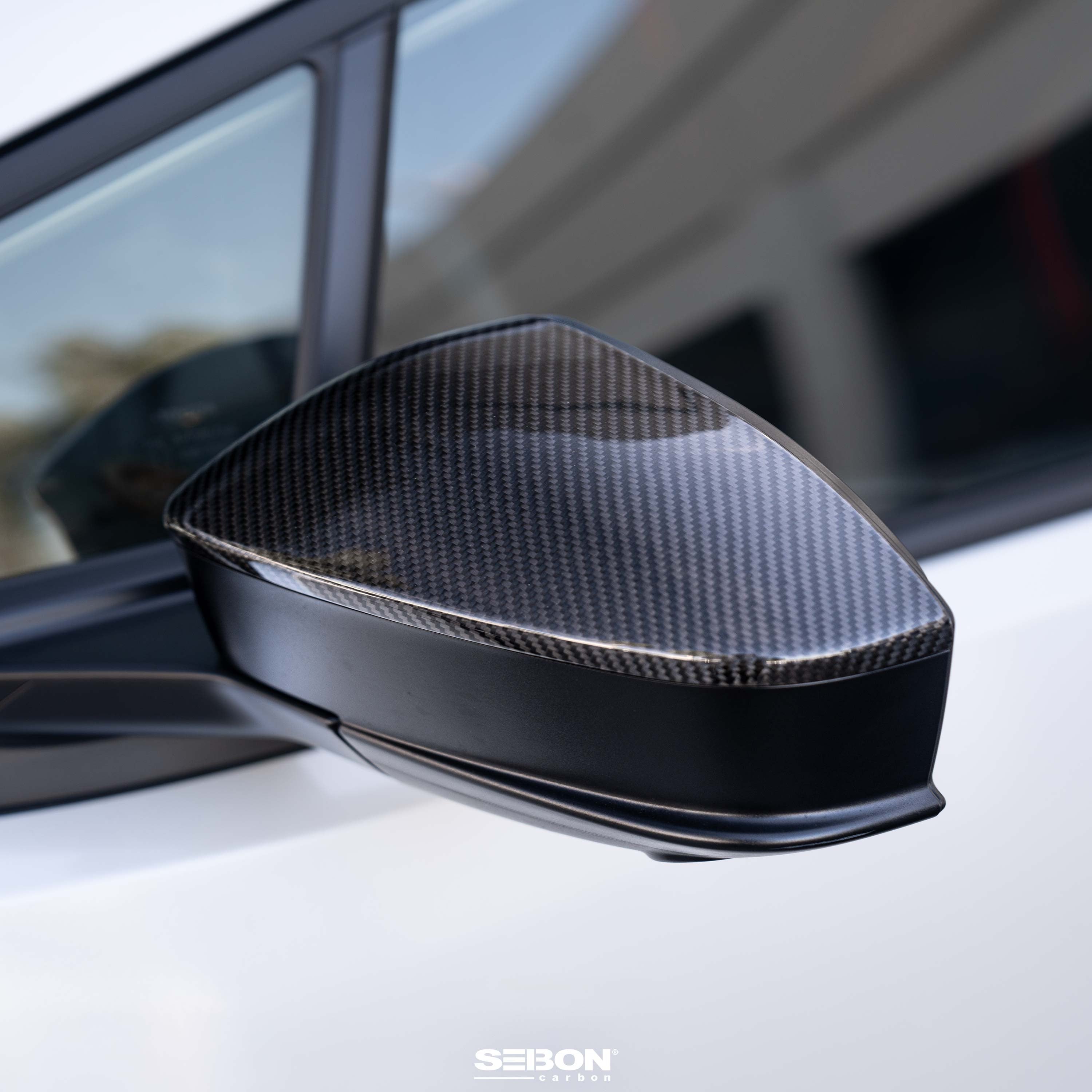 Seibon Carbon Fiber Mirror Covers - 2023-2025 Toyota Prius/Prius Prime