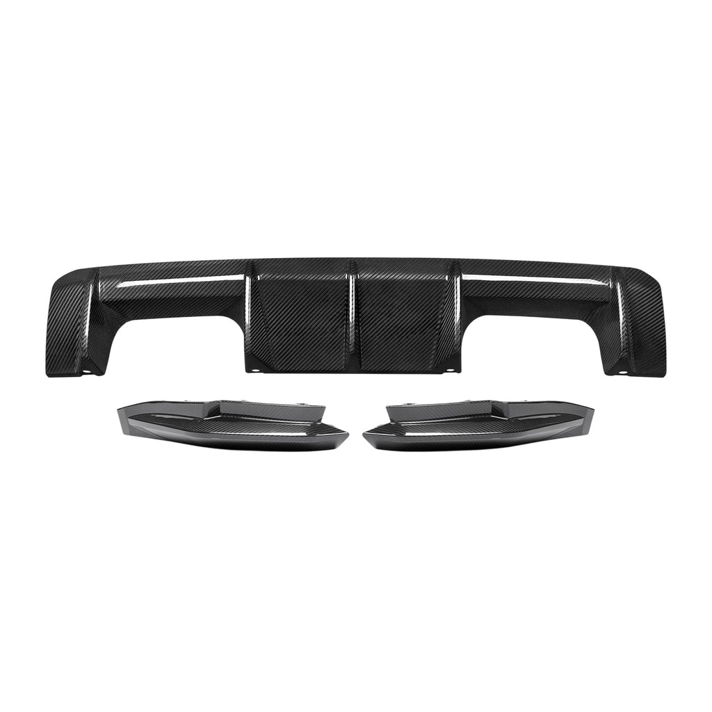 MHC+ BMW G80 & G81 M3 Carbon Fibre OEM Style Rear Diffuser & Rear Corner Kit