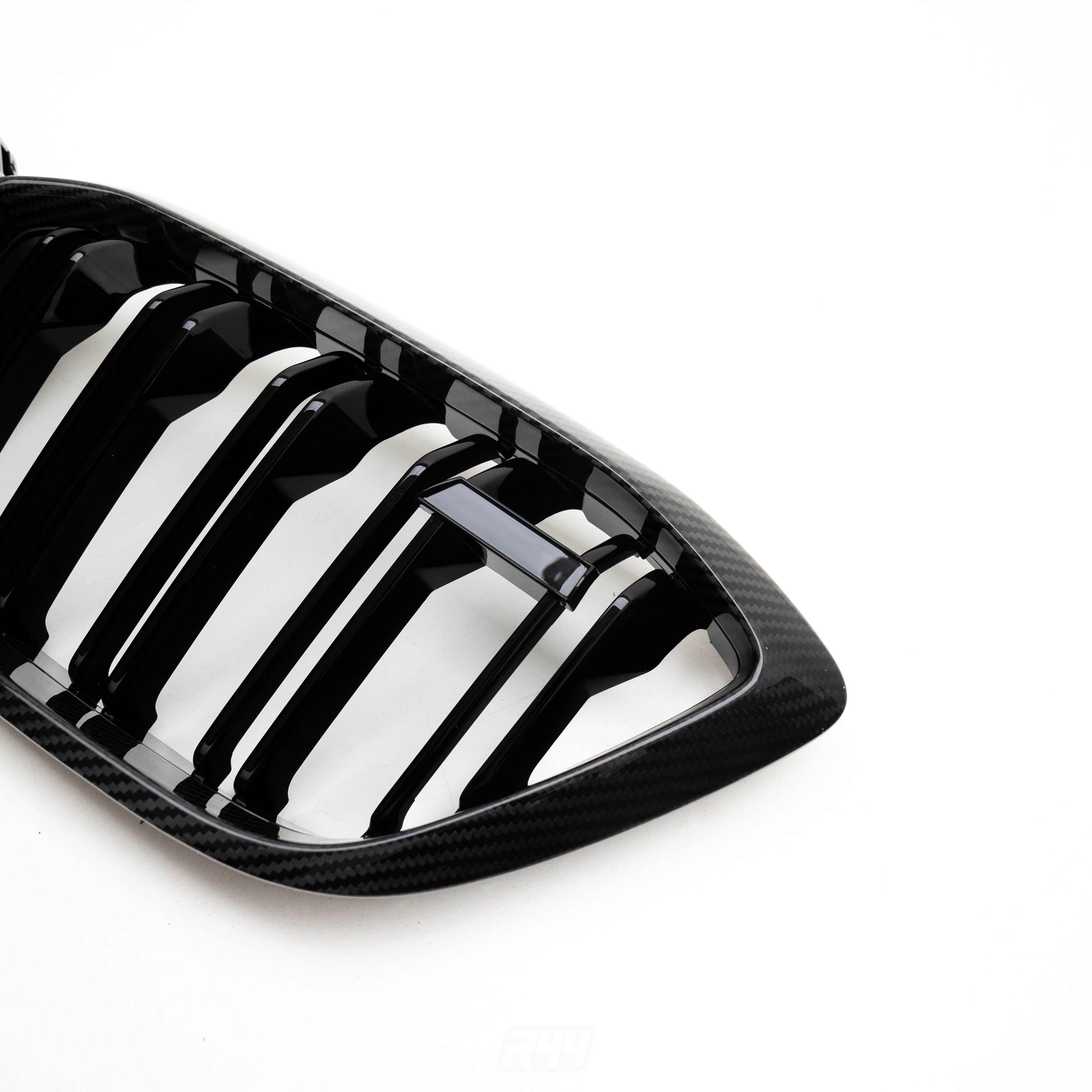 MHC+ BMW F87 M2 Competition Pre Preg Carbon Fibre & Gloss Black Premium Front Grille