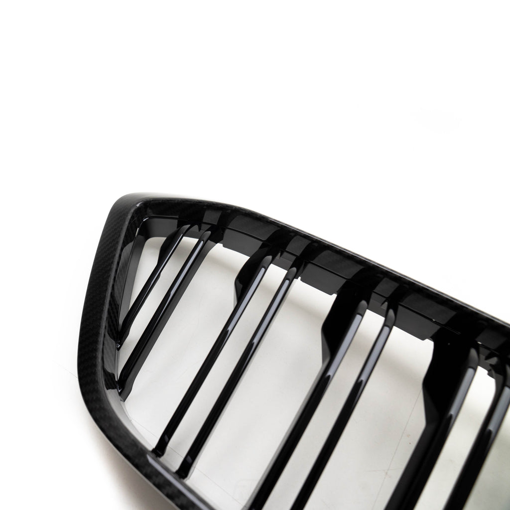 MHC+ BMW F87 M2 Competition Pre Preg Carbon Fibre & Gloss Black Premium Front Grille