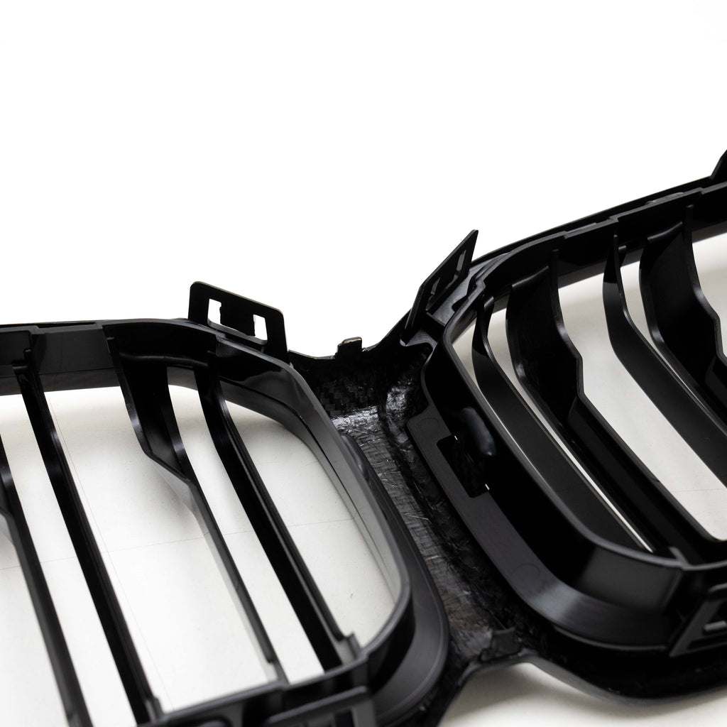 MHC+ BMW F87 M2 Competition Pre Preg Carbon Fibre & Gloss Black Premium Front Grille