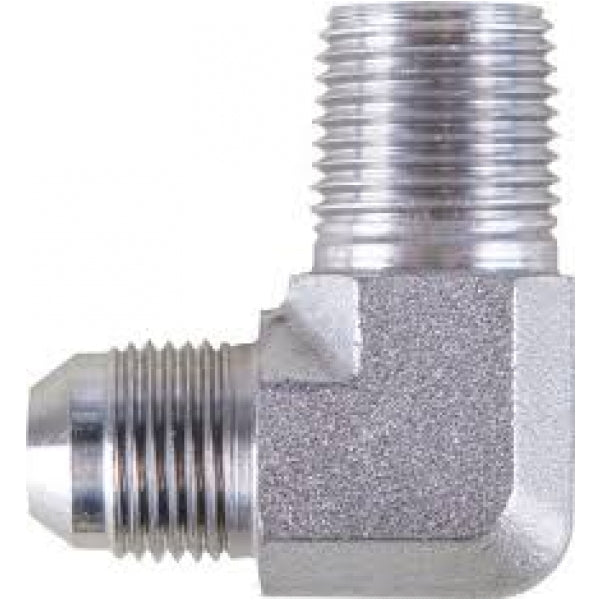 1/4' NPT to -4AN Flare 90 Deg.