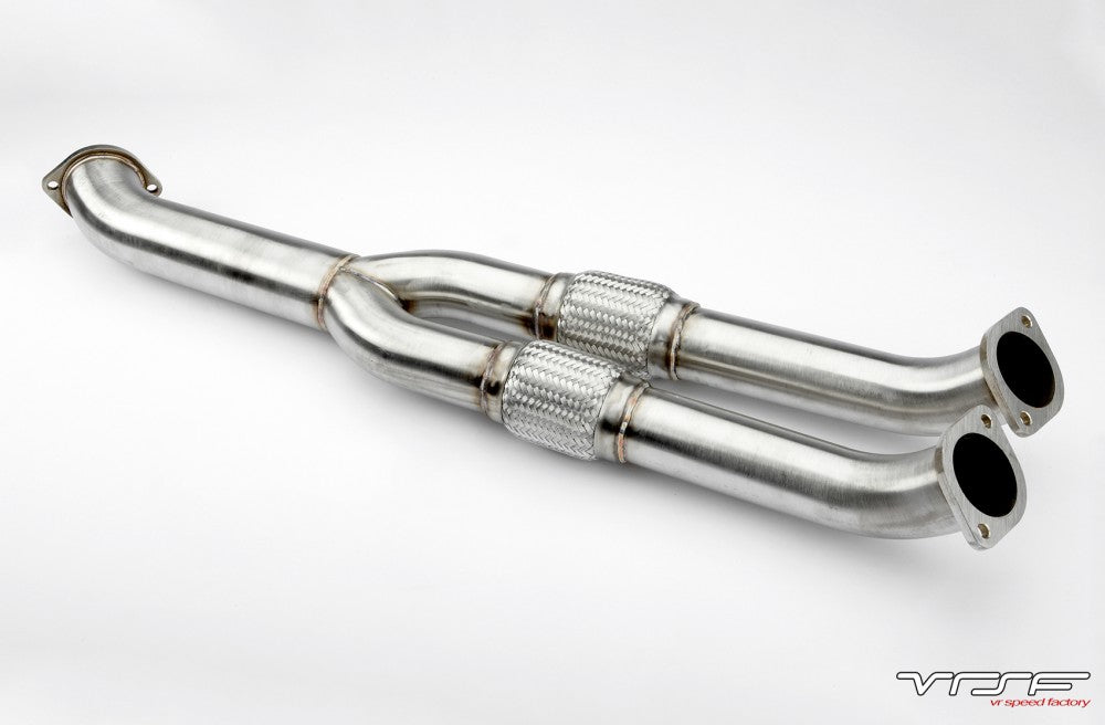 VRSF Nissan GTR 3.5' Stainless Steel Mid Pipes