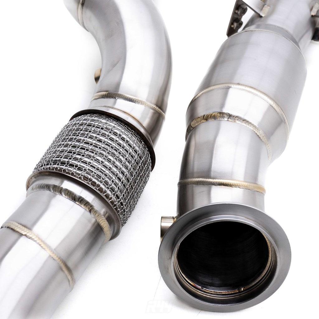 R44 BMW S58 200 Cell Sports Cat Downpipes For BMW G80/G81 M3, G82/G83 M4 & G87 M2