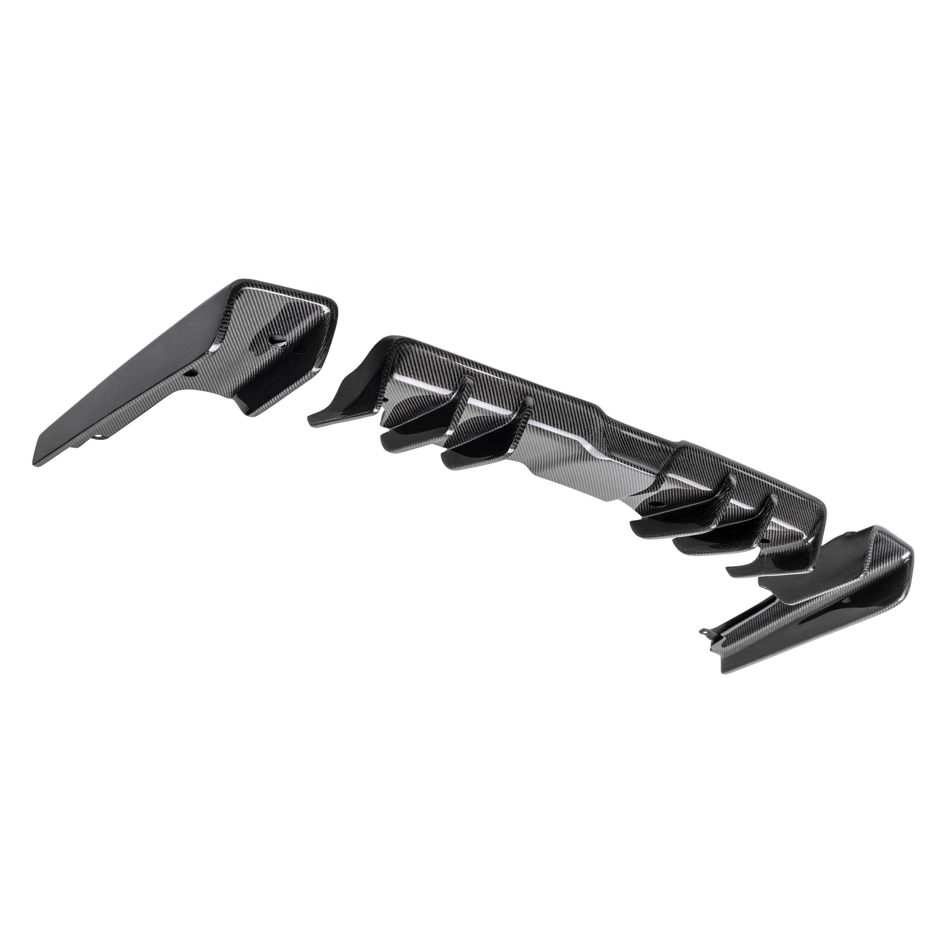 Seibon MB-Style Carbon Fiber Rear Diffuser - 2022-2024 Subaru WRX