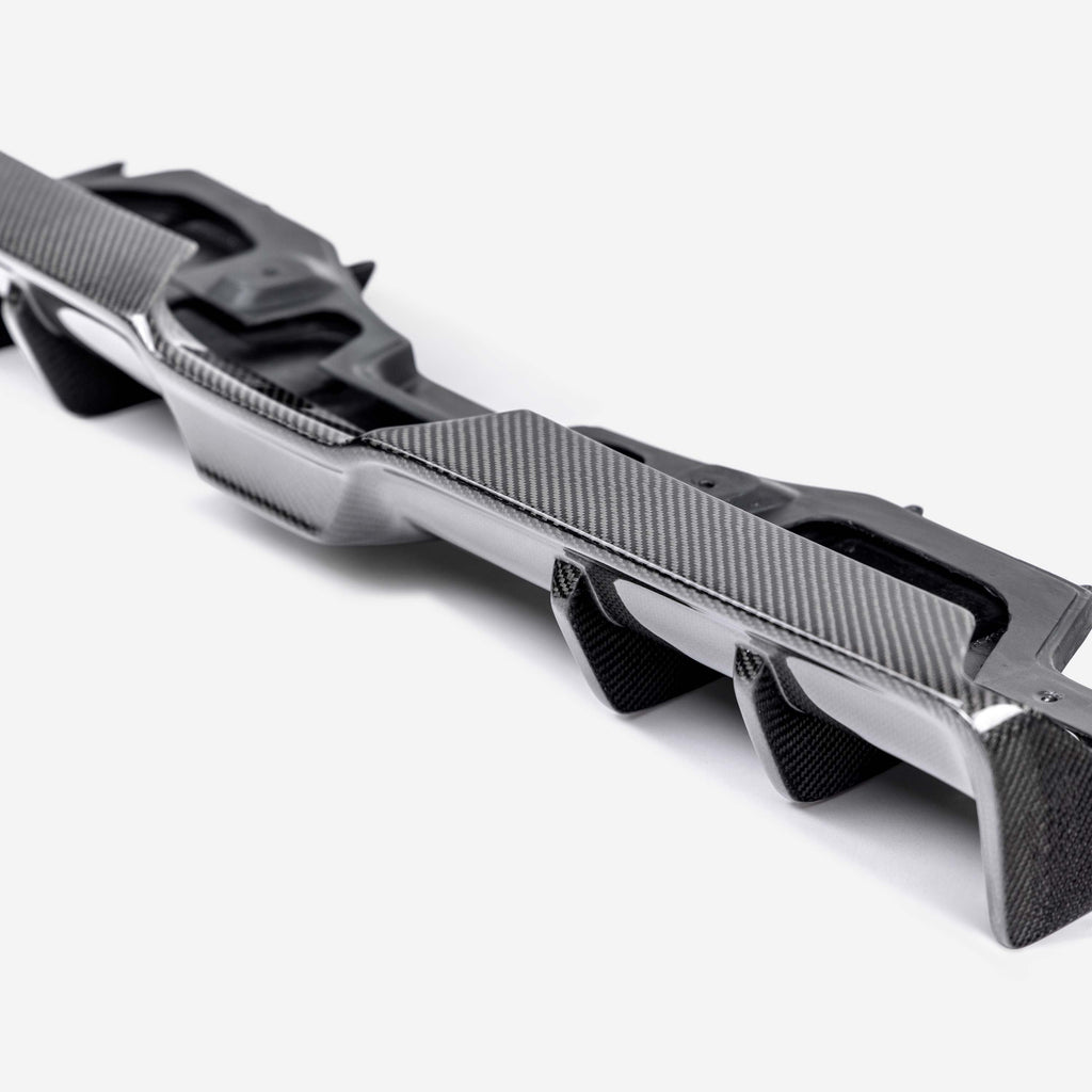 Seibon MB-Style Carbon Fiber Rear Diffuser - 2022-2024 Subaru WRX