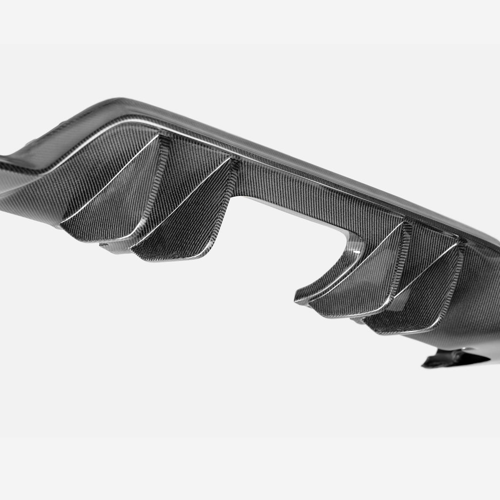 Seibon MB-Style Carbon Fiber Rear Diffuser - 2023-2024 Honda Civic Type R